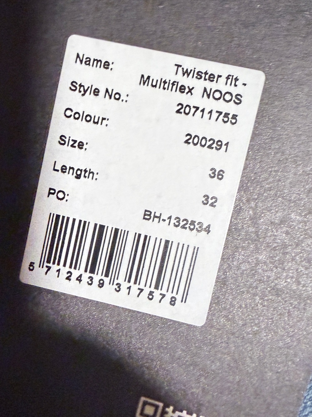 🔥 Blend Twister Slim Regular fit Multiflex Denim Mens Jeans Size 36 X 32 🔥 - Picture 4 of 5